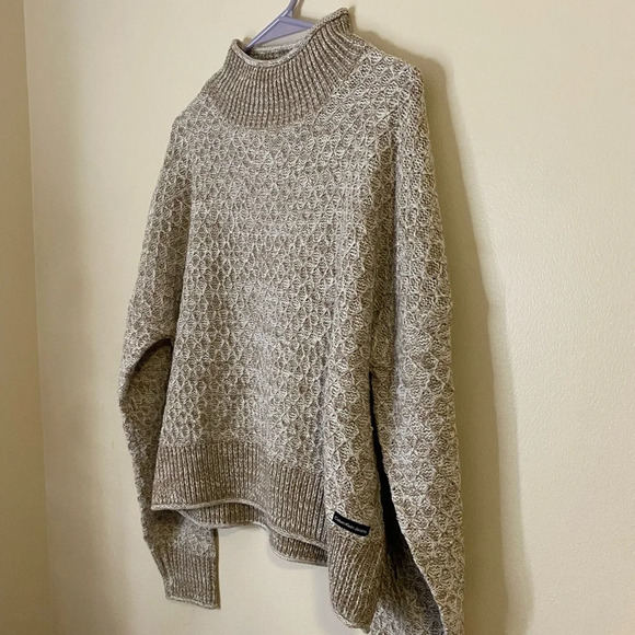 Calvin Klein Jeans Turtleneck knit Grandpa Sweater size large - Picture 4 of 15